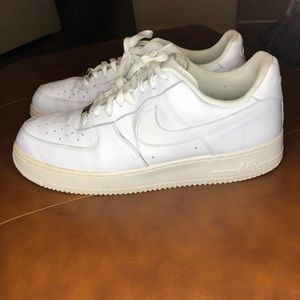 Nike Air Force 1 ‘07 White/White Lows Size 13